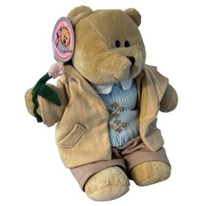 Starbucks Bearista Bear 45th Edition Valentine's Day Boy Bear 2006 winter coat